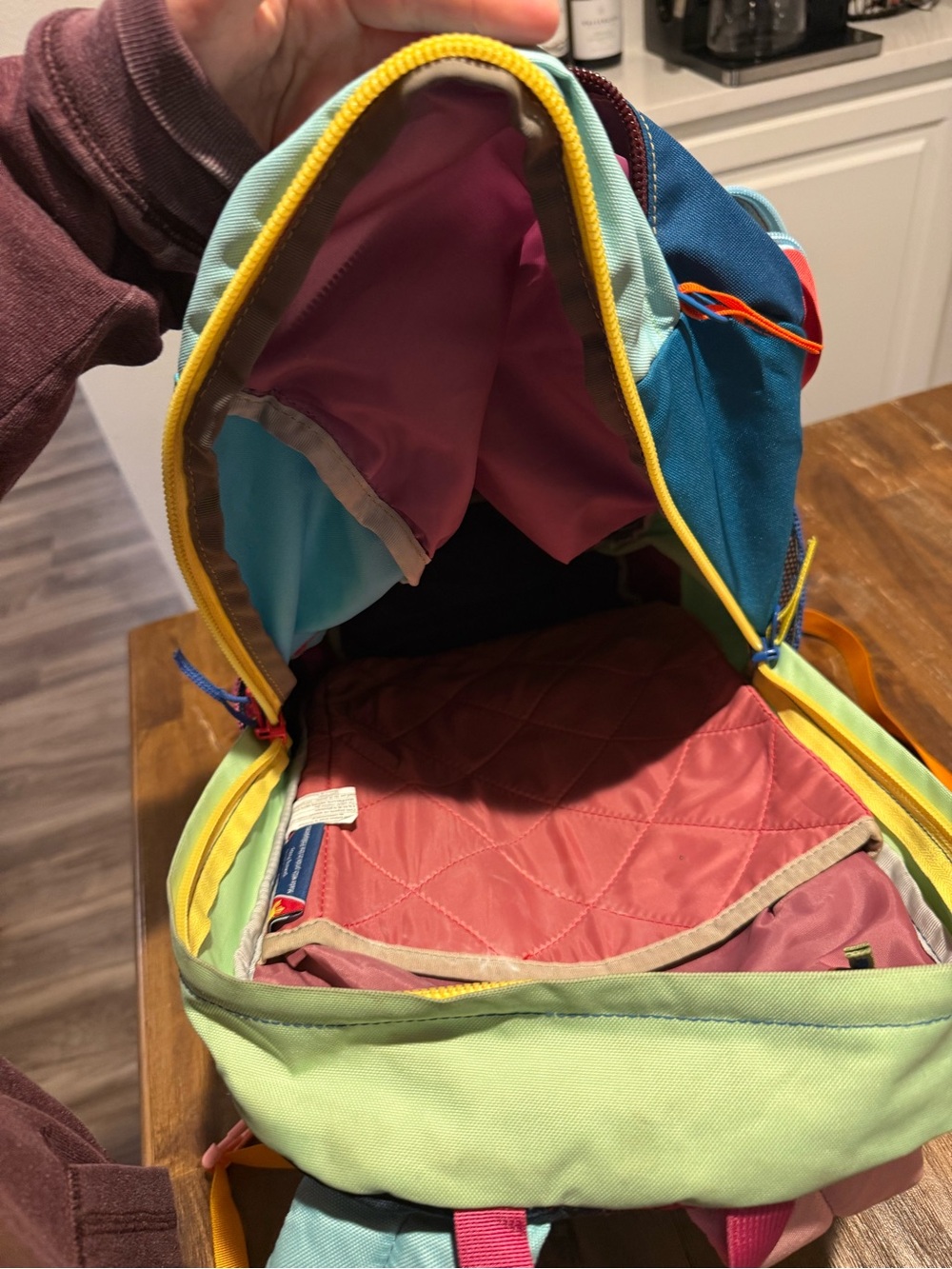 Cotopaxi Multicolor Del Día Backpack Pack - Cusco 26 - Picture 5 of 6